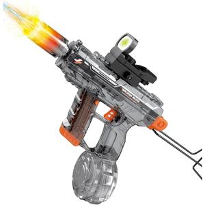 Electric Water Gun for Kids 512 Automatic Battery Powered Water Blaster Rechargeable Water Guns with LED Muzzle 8-16 ft Range, Outdoor Summer Pool Beach Toys Birthday Gift for Boys Girls