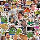 2 x 300 Pcs Funny Meme Stickers Waterproof Funny Stickers for Adults, Non-Repetitive Vinyl Decals for Laptops, Water Bottles, Phones, Skateboards, DIY & Scrapbooking, Unique Designs for Personalization