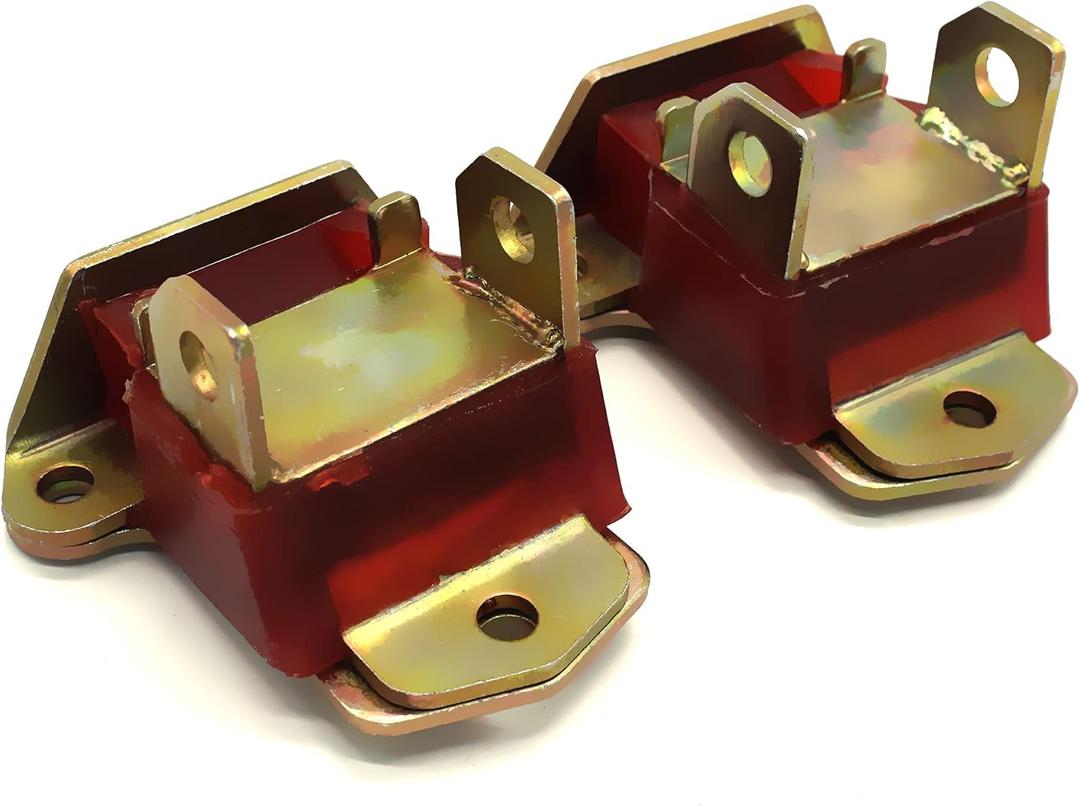 Polyurethane Motor Engine Mounts Bracket for Small & Big Block Chevy SBC BBC 350 -RED/Pair