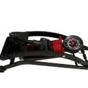 Bicycle Air Pump Foot Pump Single with Pressure Gauge Max PSI 100.  Max Volume 370 cm3