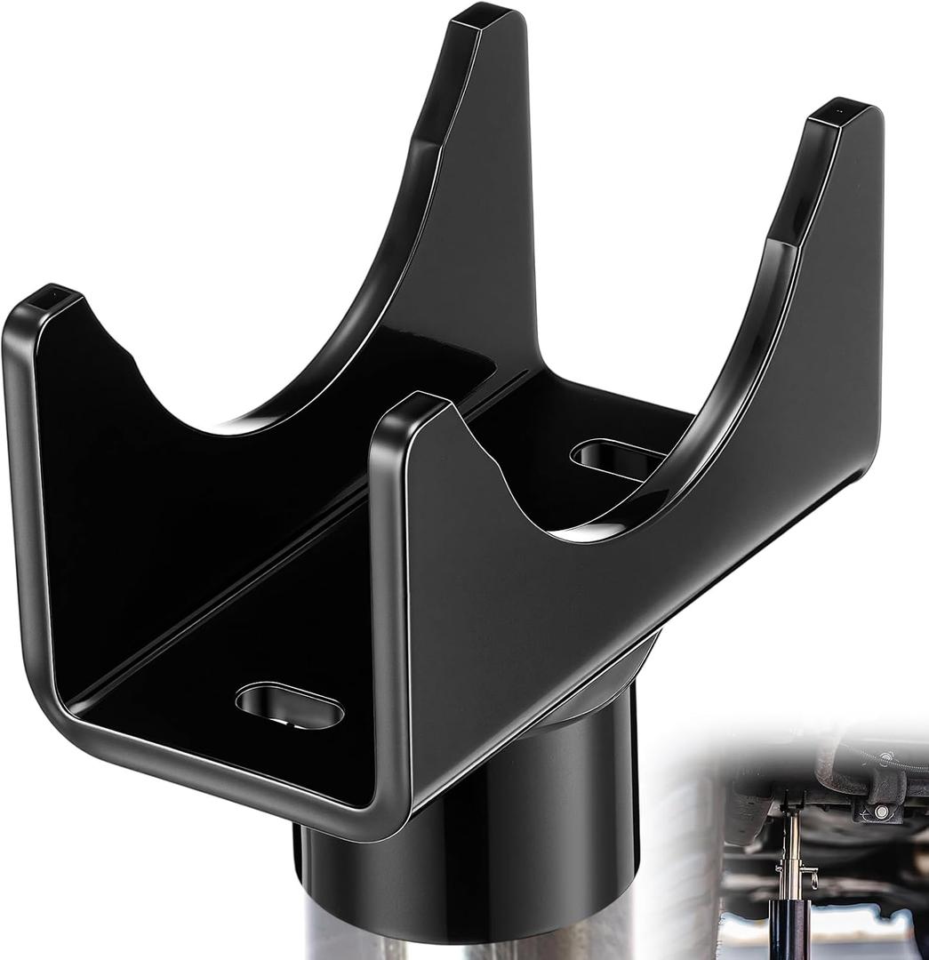 Bottle Jack Adapter Lifting Saddle for 2" 3" 4" Round Axle Tube 2" Square Axle Tube, Bottle Jack Adapter Axle Saddle for Within 1.5" Lifting Platform, for RV Trailer Garage Farm Ranch
