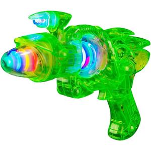 Rhode Island Novelty 11" Super Spinner UV Glow Space Gun, One per Order