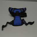 Rabbitgoo Dog Harness No Pull with 2 Leash Clips, Adjustable Soft Padded, Reflective Oxford No Choke Pet Vest with Easy Control Handle for Small Dogs, Dazzling Blue, S