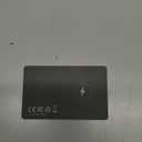 Wallet Tracker Card Air-Tag (iOS Only) - Work with Apple Find My, Bluetooth Tracker Smart Tracking Card Wallet Finder, 0.07in Slim, IP68 Waterproof, Item Locator for Luggage Tags, Passports, Purse (1 pack, Dark Black)