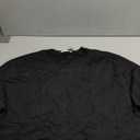 KLIEGOU Mens 100 Cotton Hipster Hip Hop Longline Crewneck T-Shirt Pre - Shrunk XL (Black)