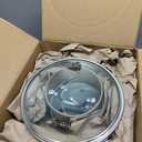 Non Stick Frying Pans with 2 Lids, 8+10+12 inch, Hybrid Frying Pans Set Nonstick,Skillets Stainless Steel Fajita, Dishwasher & Oven-Safe, Induction Compatible Cooking Pan, PFOA Free Cookware