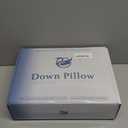 LIANLAM Luxury Goose Down Pillow, 800 Thread Count Cotton Shell, Soft Down Pillows for Sleeping (1 Pack, 20"x31")