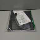 Amazon Basics College Ruled Spiral Notebook, 3 Subject, 150 Sheets, 8.5 x 11 inches, Black