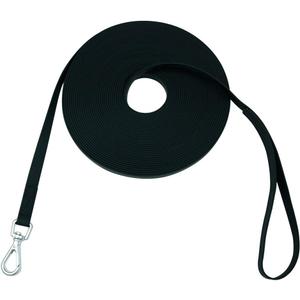 Waterproof Dog Training Leash 50FT 30FT 15FT 10FT 5FT Heavy Duty Recall Long Lead for Large Medium Small Dogs (10FT, Black)