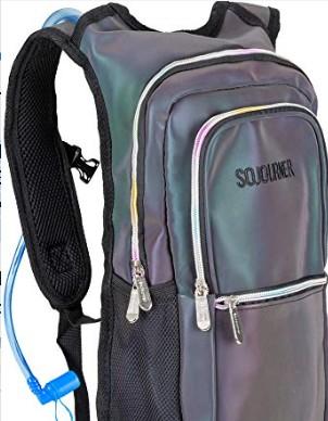 Sojourner Rave Hydration Pack Backpack – 2L Water Bladder Included for Festivals, Raves, Hiking, Biking, Running and Climbing