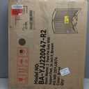 Freestanding Pet Gate for Dogs, Foldable Wooden Dog Gate for House, Indoor Pet Barrier for Stairs, Doorways, Support Feet Included, 24" Height 2 Panels, Brown