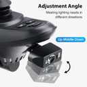 Electric Wheelchair Led Light Power Wheelchair Accessories,3 Pin XLR Head High Brightness Adjustable Angle, Night Lighting Controller for Most Models of Motorized Wheelchair