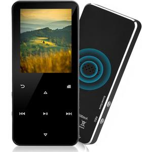 144GB Mp3 Player,Music Playe Portable Digital Music Player/Video/Voice Record/FM Radio/E-Book Reader/Photo Viewer,Earphones Included