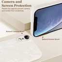 ZIYE for iPhone Xr Case Flower Floral Pattern for Women Girls Slim Soft TPU Camera Protection Cute Cover Designed for iPhone Xr 6.1 Inch White