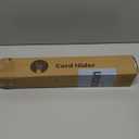 Delamu Cord Hider, 157in Wire Covers for Cords on Wall, Premium Cable Hider Cord Covers for Wires, Cable Management Wire Hiders for TV, Cable Raceway Kit, W0.95 H0.55in, White