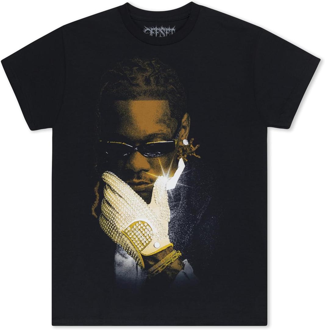 Offset Glove Tee (XX-Large, Black)