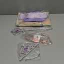 Light Up Princess Dress Up for Girls 3 4 5 6, Toddlers Dress Up Clothes, Princess Toy for Kids Birthday Gift (Purple)