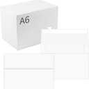 200 Pack White 4x6 Envelopes A6 Invitation Envelopes Self Seal for Wedding Birthday Party Baby Shower Thank you Notes, Greeting Cards (200, A6)