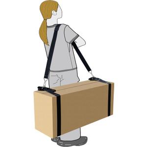 Shoulder Moving Straps with Cargo Tie Down Straps - Move, Lift, Carry, Lash and Secure Heavy Objects, Furniture, Appliances - 1 Person