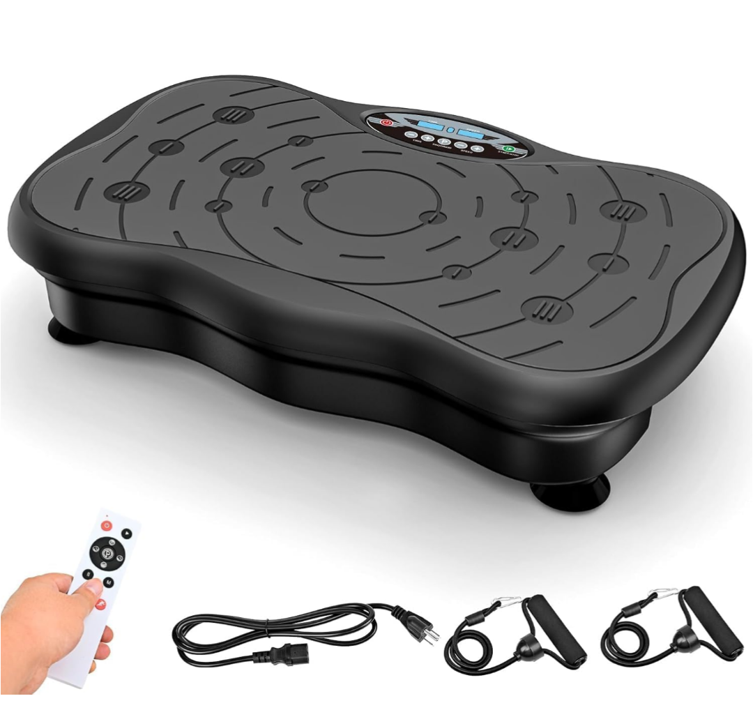 Vibration Plate Exercise Machine for Lymphatic Drainage Weight Loss, Whole Body Workout Vibration Fitness Platform ,Home Training Equipment ,Sport Gym for Weight Loss Fat Burner for Women Men