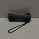 Small Digital FM Radio Bluetooth Speaker, Handheld Rechargeable Radio Wireless Speaker, LCD Display, Double Speakers, Headphone Jack, Support USB/Micro SD Card MP3 Play for Home Outdoor