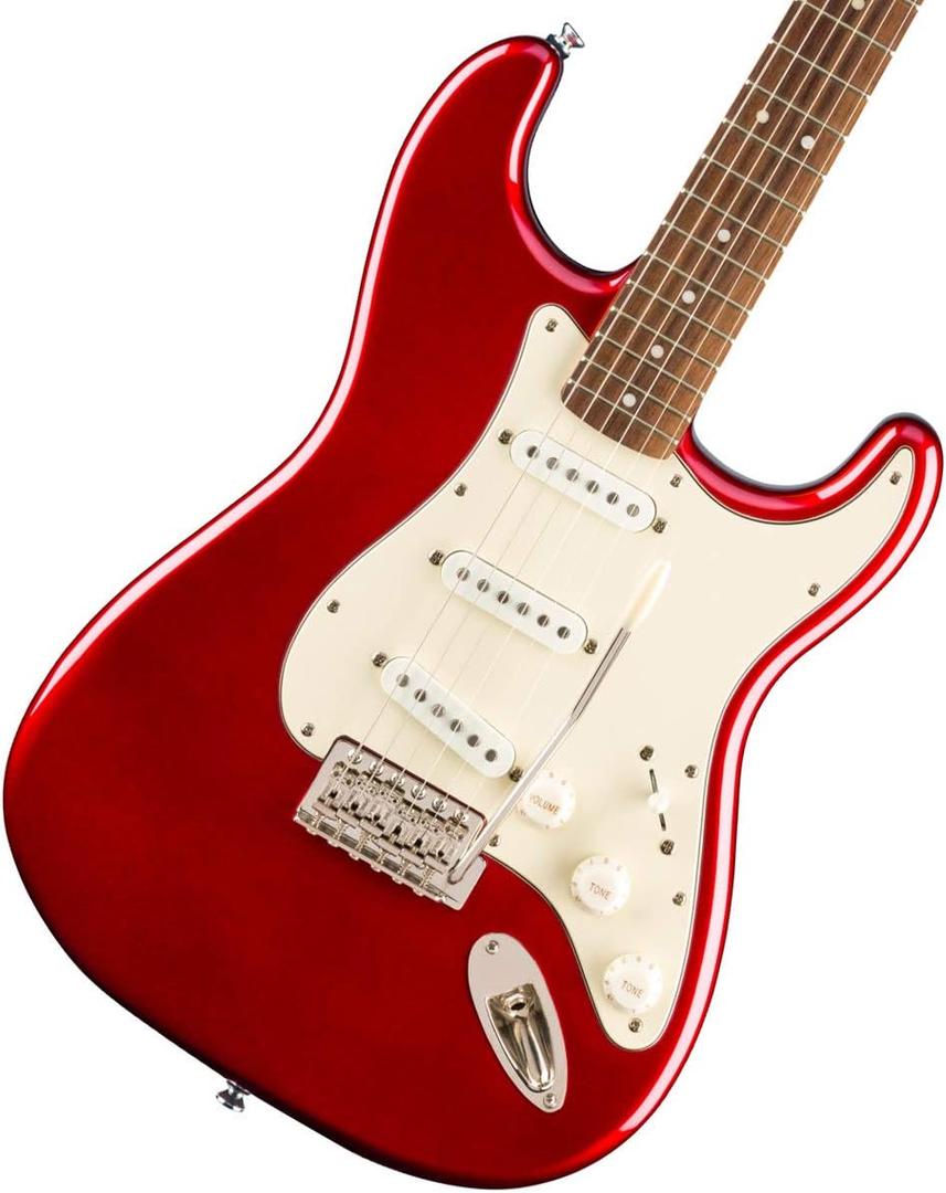 Squier Classic Vibe 60s Stratocaster Electric Guitar, Candy Apple Red, Laurel Fingerboard