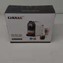 CHULUX Mini Espresso Pod Machine for NS Original Capsule, 20 Bar Single Serve Expresso Coffee Maker, 1400W (White with Sliver Tray)