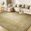 5x7 Area Rugs for Living Room, Machine Washable Non Slip Area Rug Modern Abstract Indoor Rug Carpet Ultra Soft Rugs for Bedroom Dining Room Playroom Bedside Office, Khaki