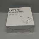 Mini Projector with Wifi Portable Projectors Support 1080P 200" Mini HD Movie Projector, Outdoor Projectors Compatible with Phone/ Tablet/ Laptop/ TV Stick/ HDMI/ USB - Green White