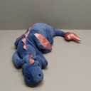 40In 2Lb Weighted Stuffed Animals,Cute Plush Dragon,Weighted Stuff Dinosaur Toy for Kids Adult Gift or Decoration (2lb, Blue)