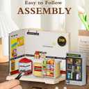 DIY Miniature House Kit, Dollhouse Kit, Miniature Kit, DIY Mini House Building Kit for Adult Teen, Plastic Tiny House Making Kit, Best Craft Hobbies Gift, Convenience Store
