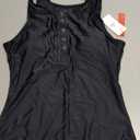 baleaf Women's Button Up One Piece Swimsuit Tummy Control Bathing Suits Built in Bra Size L