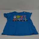Peace Out School Happy Last Day Of School Teacher Student Men Women Girls Kids T-Shirt (Small) Sapphire blue