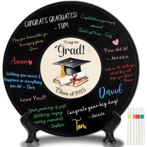 2025 Graduation Party Decorations Signature Book, Vintage Class of 2025 Graduation Guest Book, Grad Gifts for Him