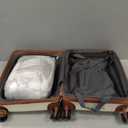 Kono Luggage Sets 3 Piece Expandable Carry On Travel Luggage 20 Inch TSA Lock Spinner Wheels Hardshell Suitcase Set(Cream White,3 Piece Set)