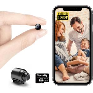 Free 64GSmallest Wireless WiFi Camera,HD1080P Spy Camera with Video Recording Live Feed,Baby Monitor,ConcealedCam with Night Vision,Motion Detection,Cloud Storage for Security with iOS AndroidAPP Free 64GSmallest Wireless WiFi Camera,HD1080P Spy Camera with Video Recording Live Feed,Baby Monitor,ConcealedCam with Night Vision,Motion Detection,Cloud Storage for Security with iOS AndroidAPP
