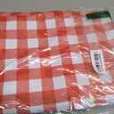 Romanstile 100% Waterproof PVC Tablecloth, Checkered Rectangle Oil Spill Proof Vinyl Table Cloth, Heavy Duty Wipeable Table Covers for Dining, Camping, Picnic, Parties - 60x102 Inch, Red and White
