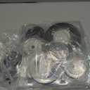 YYSG 11PCS Gas Stove Burner Caps Set Comaptible for SABAF Stove Handles Lid Kit Metal Stove knob Cooker Hat Set Gas Stove Burner Replacement Caps Stove Top Cover Burner Head Parts