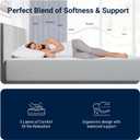 Avenco 10 Inch Twin Size Gel Memory Foam Mattress in a Box, Cooling Night Sleep & Pressure Relief, Grey, Fiberglass Free, CertiPUR-US Certified