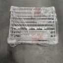 SHYUJAJIE Extra Wide Baby Gate, 30" tall189 Wide Configurable Baby Gate Fireplace Safety Fence, Metal Pet Safety Playpen for Toddler/ Pet/ Dog Christmas Tree Fence (Whtie, 8-Panel)