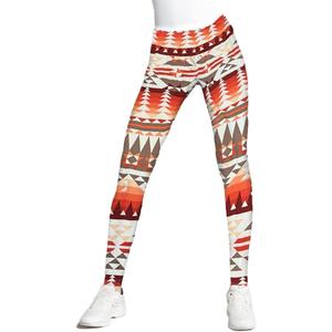 Lularoe Leggings (US, Alpha, TC, Regular, Regular, Red and Beige South West Steez)