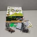 Dinosaur Toys,Create A Dinosaur World Road Race,Flexible Track Playset and 2 pcs Cool Dinosaur car for 3 4 5 6 Year & Up Old boy Girls Best Gift (Green)