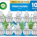 Air Wick Plug In Refills Fresh Waters, Essential Oils,10 Count