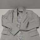 YYNUDA Women's Casual Long Sleeve Two Button Suit Jacket Work Office Blazer Jacket Grey XS