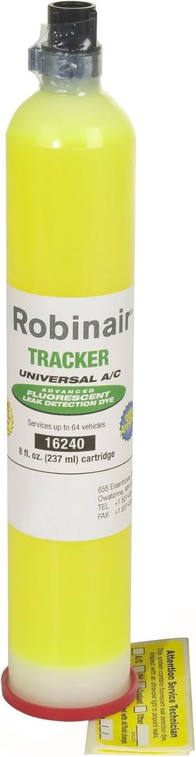 Robinair (16240) Tracker Universal A/ Dye - 8 oz. Bottle, 64 Applications