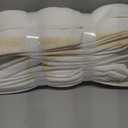 Extra Wide Linen Pinch Pleated Curtains 84 Inches Long 100 Inch Wide Patio Sliding Door Curtains Light Filtering Semi Sheer Pinch Pleat Drapes Cream Ivory Boho 100 x 84 Drapes for Living Dining Room (Natural)