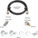 Discone Antennas D3000/ Scanner Antenna/CB UHF VHF Antennas 25-3000MHz for Scanner SDR Radio, Receive Transmit HF VHF UHF MW SW HF AIR FM FRS GMRS Antenna