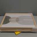 HesenDot Boho Sage Green Framed Wall Art, 12x16in High Framed Design Canvas Prints Wall Decor,Minimalist Abstract Green Poster Home Decoration for Living Room Bedrrom Gallery Office, Set of 3