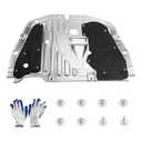 TomGoo Engine Splash Shield Guard Compatible with Honda Civic 2016 2017 2018 2019 2020 2021, Engine Case Guard Under Car Shield Cover OEM 74110-TBA-A00 90674-TY2-A01 Engine Splash Guard