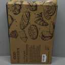 Corner Bread Box for Kitchen Countertop - New 2025 Airtight Design - Extra Large, Double Layer Black BreadBox, Vintage Storage for Homemade Bread, Under Cabinet Organizer